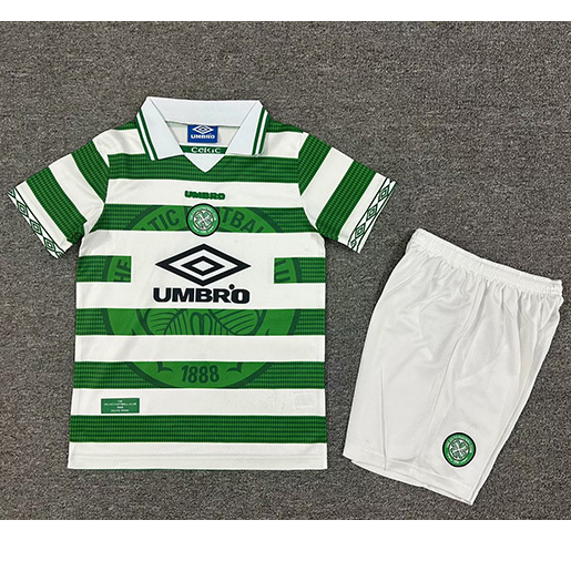 Maillot Retro 1997-99#Celtic Enfant Domicile ligne8550