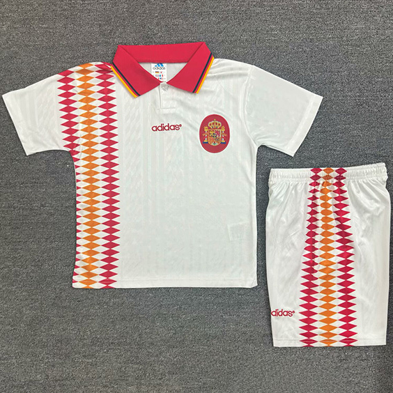 Maillot Retro 1994#Espagne Enfant Exterieur ligne8560