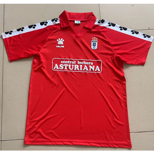 Maillot Retro2019-92#Real Oviedo Exterieur ligne8614