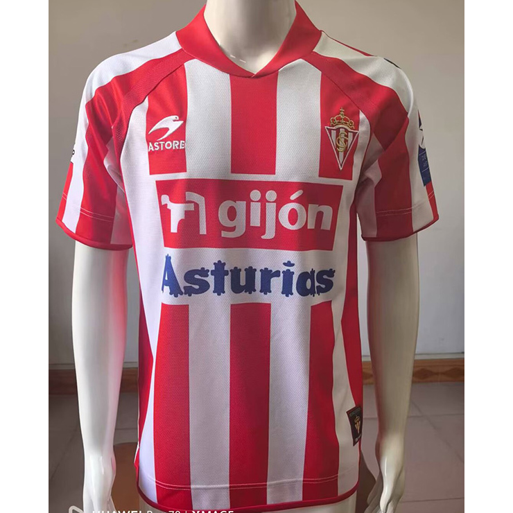 Maillot Retro2008-09#Sporting Gijon Domicile ligne8621