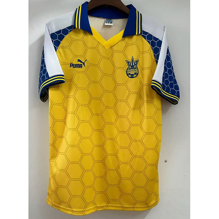Maillot Retro1998#Ukraine Domicile ligne8530