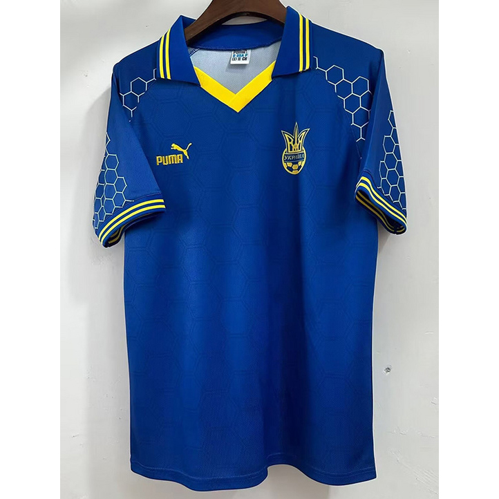 Maillot Retro1998#Ukraine Exterieur ligne8531