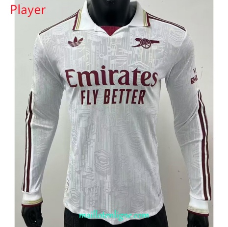 Thai Maillot Arsenal Player Third Manche Longue 2025 2026 ligne 9356
