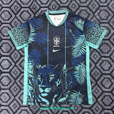 Thai Maillot Brésil Special Bleu 25 ligne 9337