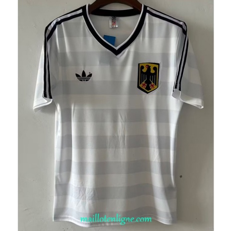 Thai Maillot Retro Allemagne Domicile 1984 ligne 9285