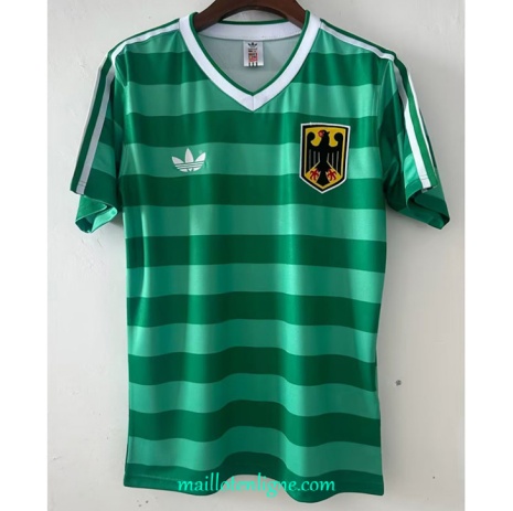 Thai Maillot Retro Allemagne Exterieur 1984 ligne 9286
