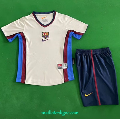 Thai Maillot Retro Barcelone Enfant Exterieur 1998-99 ligne 9295