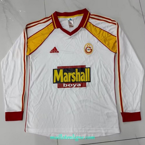 Thai Maillot Retro Galatasaray Exterieur Manche Longue 1999-00 ligne 9305  Thai Maillot Retro Galatasaray Exterieur Manche Longue 1999-00 ligne 9305