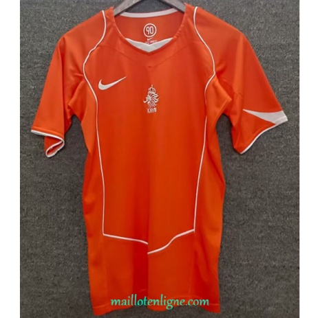 Thai Maillot Retro Pays-Bas Domicile 2004 ligne 9322