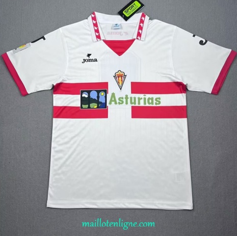 Thai Maillot Retro Sporting Gijon Exterieur 1996-97 ligne 9331