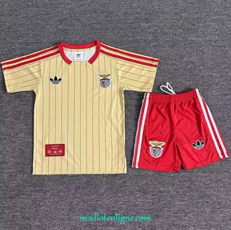 Thai Maillot Benfica Enfant Jaune 2025 2026 ligne 9102