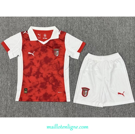 Thai Maillot Braga Enfant Domicile 2025 2026 ligne 9078