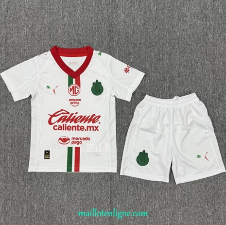 Thai Maillot Chivas Enfant Exterieur 2025 2026 ligne 9111