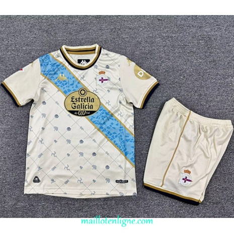 Thai Maillot Deportivo La Coruna Enfant Third 2025 2026 ligne 9082