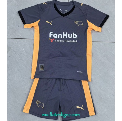 Thai Maillot Derby County Enfant Exterieur 2025 2026 ligne 9113