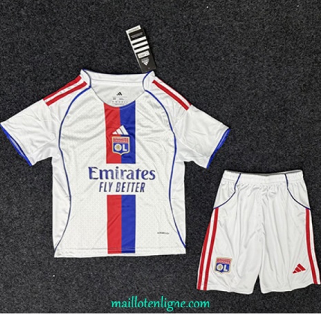 Thai Maillot Lyon Enfant Domicile 2025 2026 ligne 9145