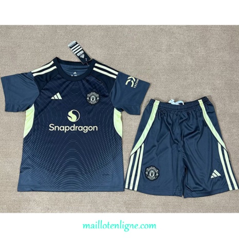 Thai Maillot Manchester United Gardien de but Bleu 2025 2026 ligne 9153