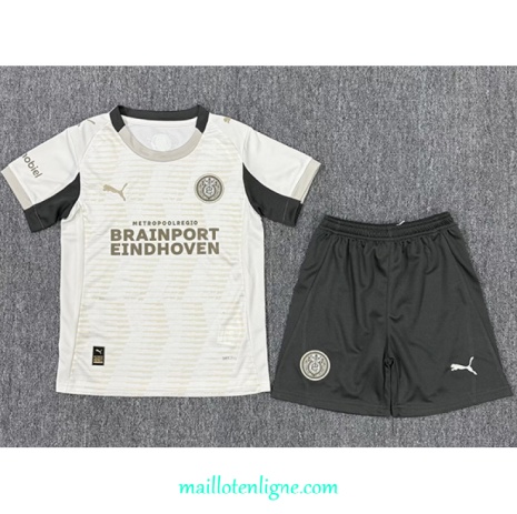 Thai Maillot PSV Eindhoven Enfant Third 2025 2026 ligne 9163