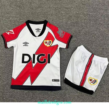 Thai Maillot Rayo Vallecano Enfant Domicile 2025 2026 ligne 9164