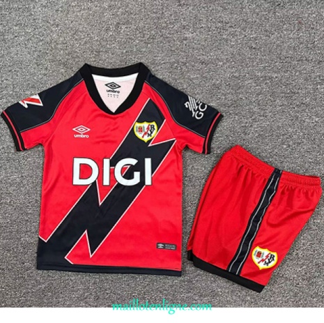 Thai Maillot Rayo Vallecano Enfant Exterieur 2025 2026 ligne 9165