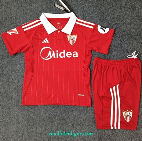 Thai Maillot Seville Enfant Exterieur 2025 2026 ligne 9176