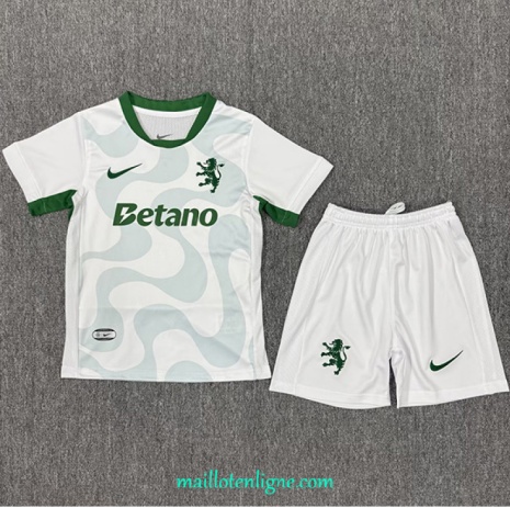 Thai Maillot Sporting CP Enfant Exterieur 2025 2026 ligne 9181