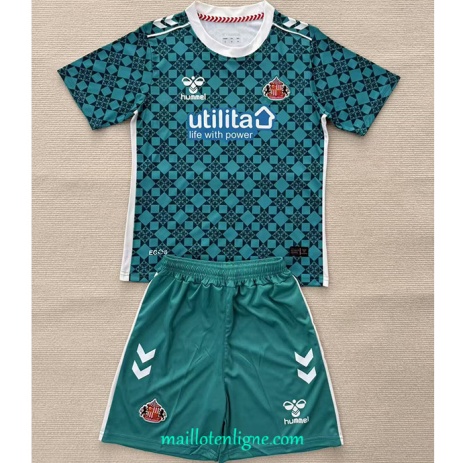 Thai Maillot Sunderland Enfant Gardien de but Vert 2025 2026 ligne 9187