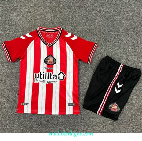Thai Maillot Sunderland Enfant Domicile 2025 2026 ligne 9186