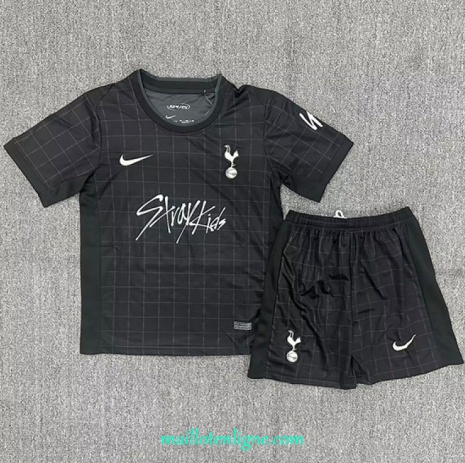 Thai Maillot Tottenham Hotspur Enfant Spécial Noir 2025 2026 ligne 9092