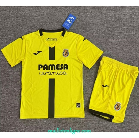 Thai Maillot Villarrel Enfant Domicile 2025 2026 ligne 9094