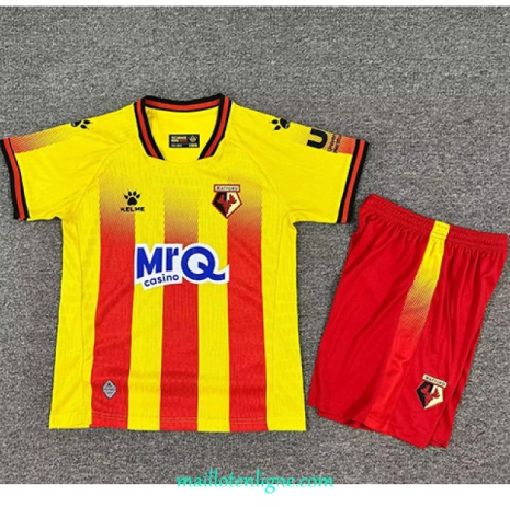 Thai Maillot Watford Enfant Domicile 2025 2026 ligne 9095