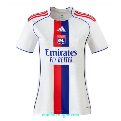 Thai Maillot Lyon Femme Domicile 2025 2026 ligne 9203