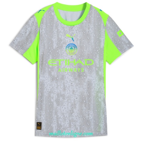 Thai Maillot Manchester City Femme Exterieur 2025 2026 ligne 9204