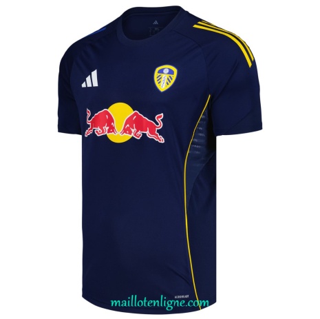 Thai Maillot Leeds United Training Bleu 2025 2026 ligne 9384
