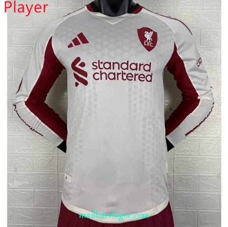 Thai Maillot Liverpool Player Exterieur Manche Longue 2025 2026 ligne 9398
