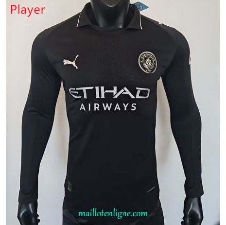 Thai Maillot Manchester City Player Exterieur Manche Longue 2025 2026 ligne 9402
