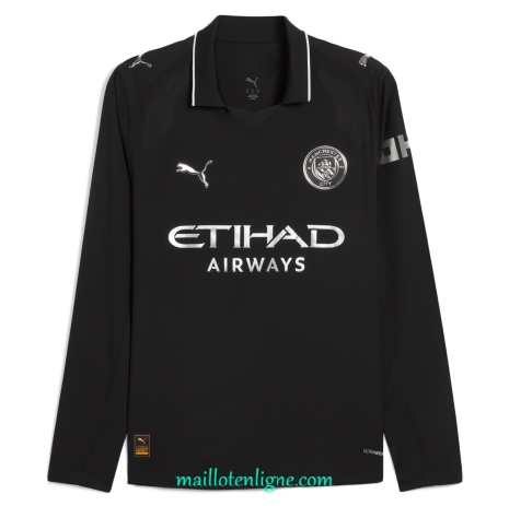 Thai Maillot Manchester City Exterieur Manche Longue 2025 2026 ligne 9400  Thai Maillot Manchester City Exterieur Manche Longue 2025 2026 ligne 9400