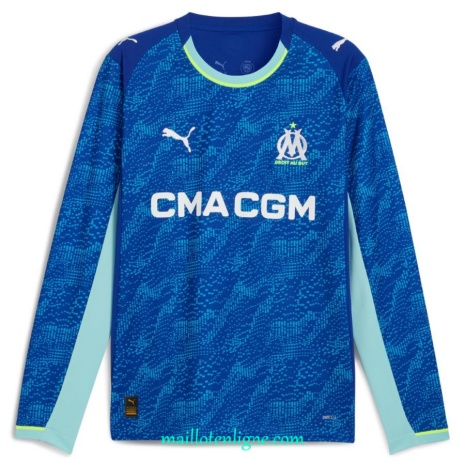 Thai Maillot Marseille Third Manche Longue 2025 2026 ligne 9258