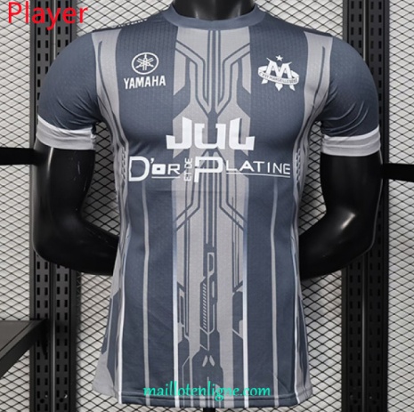 Thai Maillot Marseille Player Spécial Gris 2025 2026 ligne 9260