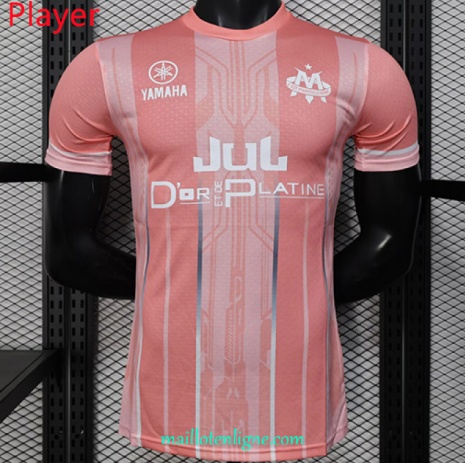 Thai Maillot Marseille Player Spécial Rose 2025 2026 ligne 9261