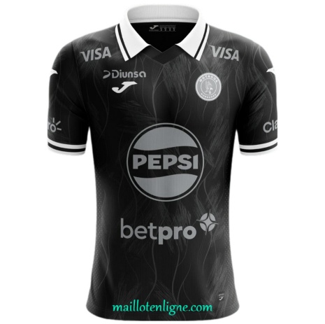 Thai Maillot FC Motagua Exterieur Noir 2025 2026 ligne 9006