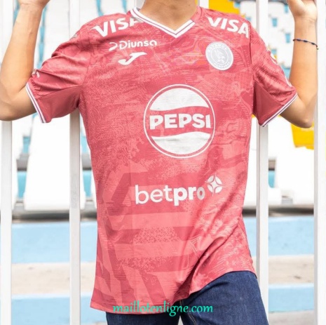 Thai Maillot FC Motagua Third Rouge 2025 2026 ligne 9007