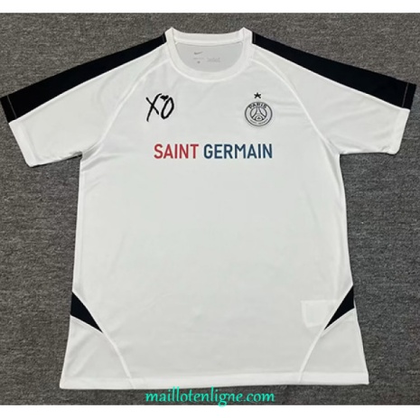 Thai Maillot PSG XO Spécial Blanc 2025 2026 ligne 9271