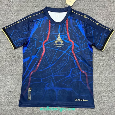 Thai Maillot PSG Spécial Bleu 2025 2026 ligne 9268