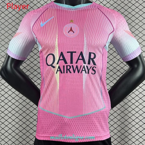 Thai Maillot PSG Player Rose 2025 2026 ligne 9274