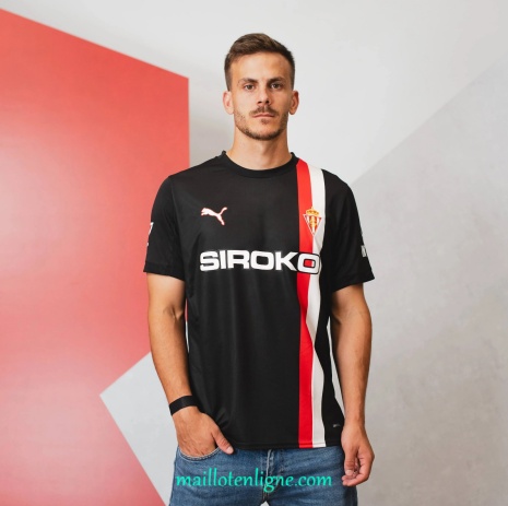 Thai Maillot Sporting Gijon Exterieur 2025 2026 ligne 9247