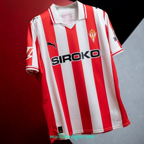Thai Maillot Sporting Gijon Domicile 2025 2026 ligne 9246