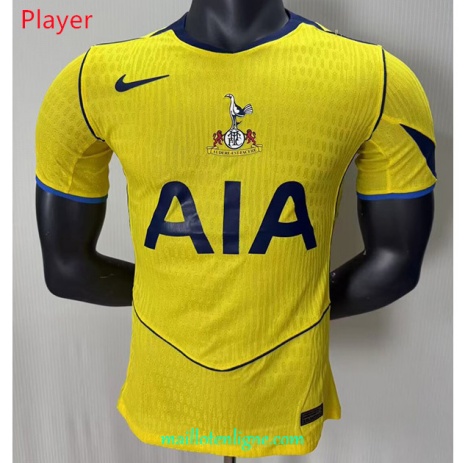 Thai Maillot Tottenham Hotspur Player Third 2025 2026 ligne 9425