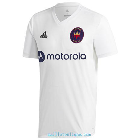 Thai Maillot du Fire de Chicago Exterieur 2020 2021 Blanc