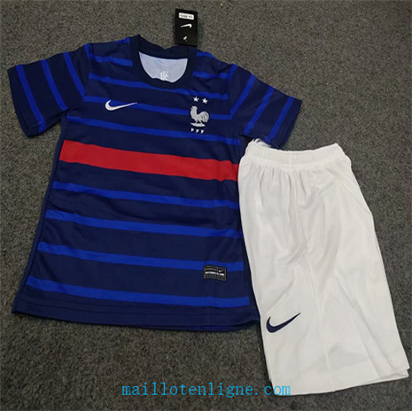 Thai Maillot de France Enfant Domicile 2020 2021